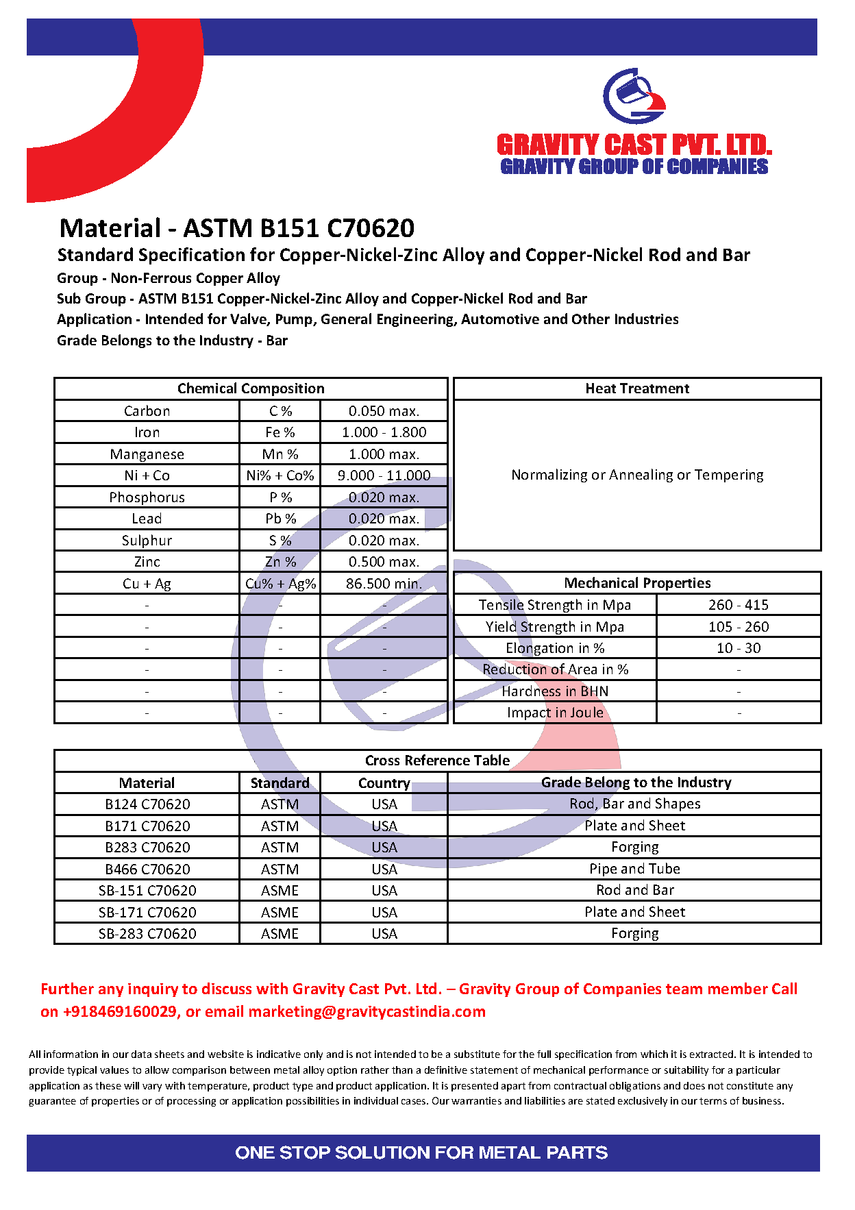 ASTM B151 C70620.pdf